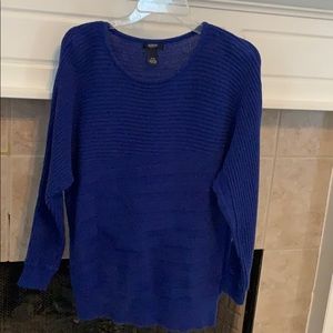 Alfani blue sweater size Petit Medium